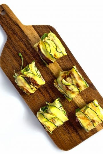 Rollitos de calabacín