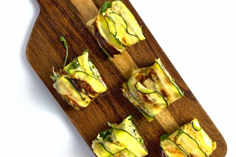 Rollitos de calabacín