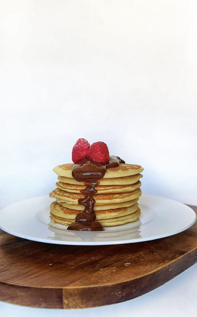 Tortitas con chocolate