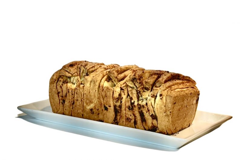 Brioche con ajo y perejil.